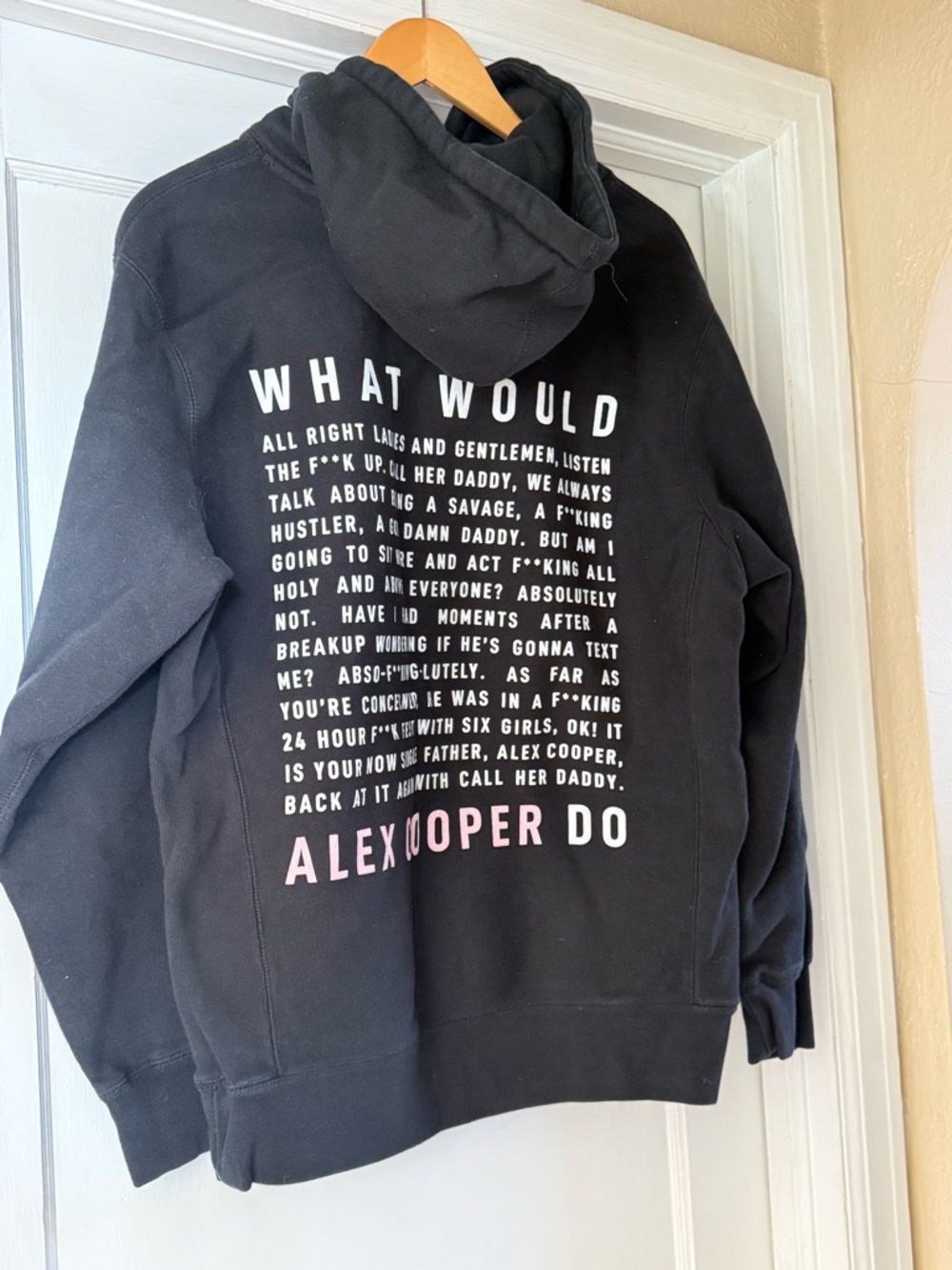 Call Her Daddy Podcast What Would Alex Cooper Do Heavyweight Hoodie Black Size M